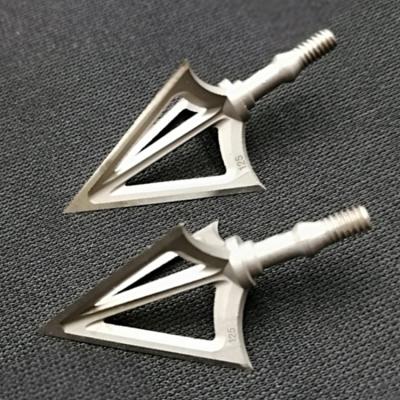 China Durable Fixed Grain Broadheads , Blade One Piece 125 g5 Hunting Archery Boradheads for sale