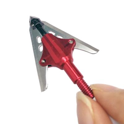 China Durable and sharp broadheads outdoor archery expandable 3 blade wide for sale