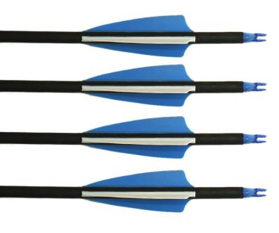 China 30 Inch Target Archery Arrows Carbon Arrow Spine 500 Blazer TIR Green White Feather With Replaceable Arrowhead for sale