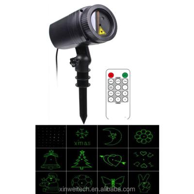 China Mobile Rf Remote Rg Moving A 12patterns Garden Light Static Stars Effect Outdoor Led Lighting Spotlight for sale