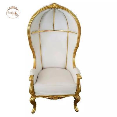 China Modern neoclassical European style hotel wedding event wooden birdcage leisure sofa chair for sale