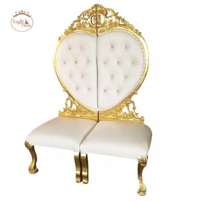 China New Modern Classic Elegant Heart Shaped Newlyweds Double Love Sofa Chair for sale