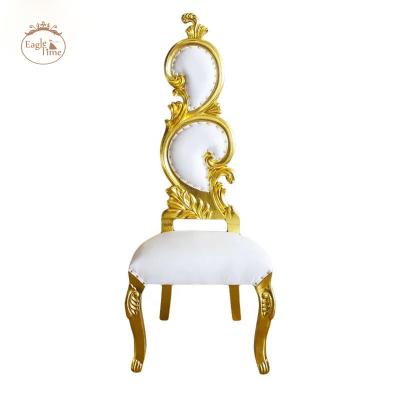 China Modern Luxury Classic Modern Style Event Hotel Party Sofa Wooden High Back Wedding Chair for sale