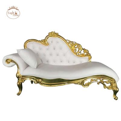 China New Modern Design King Throne Wedding Decoration Groom Bride Royal Wedding Lounge Chair for sale