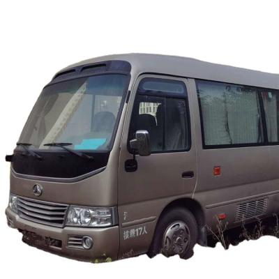 China Hot Sale Second Hand Mini 19 Seats Small Coach Bus With Low Price 6 - 8L for sale