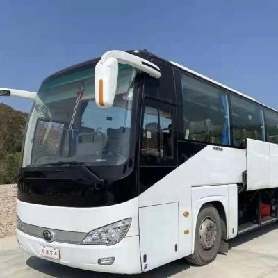 China Big Yutong 100km/h China Bus ZK6121HQ Running Coach With Front Engine 6 - 8L for sale