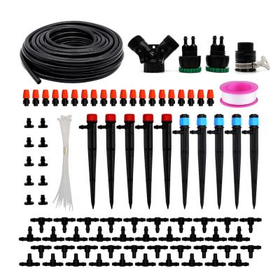 China Easy Installation Low Cost 25m Drip Irrigation System Equipment Micro Gardening Drip Irrigation for sale