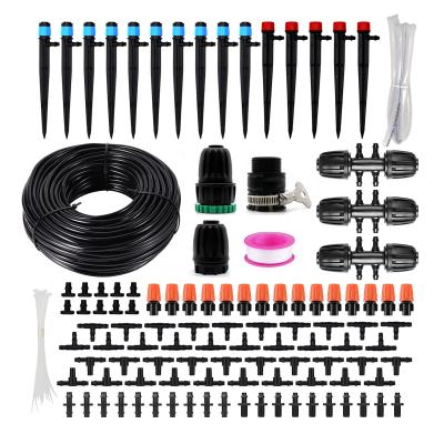 China Garden DIY Automatic Drip Line Watering Irrigation System Drip Irrigation For Greenhouse Lawn for sale