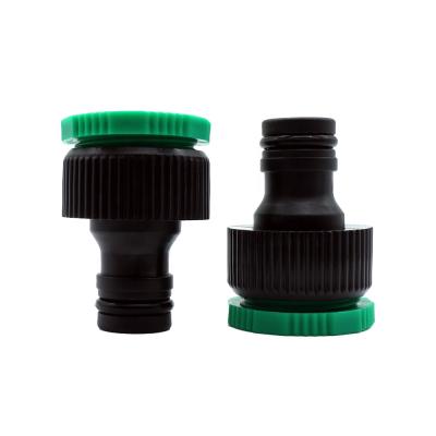 China Good Effect Garden Hose Tap Plastic Outdoor Connector Threaded Tap Sealing Adapter for sale