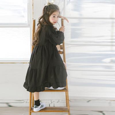 China 100% Linen Girls Canvas Breathable Casual Dress for sale