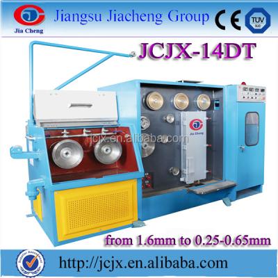 China JCJX-14DT Fine Electrical Wire Drawing Drawing Machine With Annealer M/C For Power Cable for sale