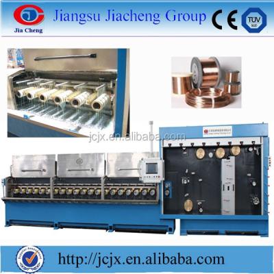 China JIACHENG Machinery Repair Shops Multi Conductor Drawing Machine With Annealer, Copper Wiring (8 Wire) Multi Conductor Drawing Machine Manufacturer for sale