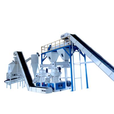 China Hot Selling Biomass Wood Pellet Plant In Turkey Wood Pellet Line 1-20 Ton Per Hour / Full Wood Pellet Production Line With CE for sale