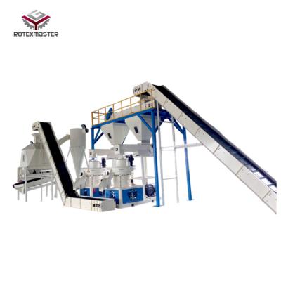 China China factory good quality cotton stalk complete biomass wood pellet production line for sale for sale