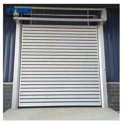 China Modern Aluminum Alloy Spiral Door New Generation High Speed ​​Fast Rolling Automatically Up Door for sale