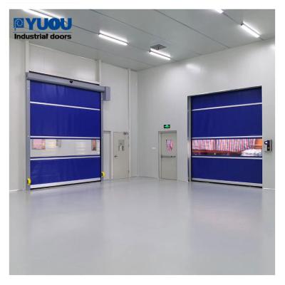 China Industry Supplier Roller Door Opener Fast Rolling Automatic Shutter Operated PVC High Speed ​​Door for sale