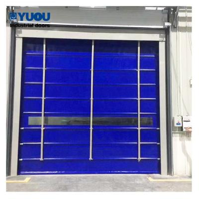 China Modern Hot Design Stainless Steel PVC Folding Door Roller Shutter Modern High Speed ​​Stacking Door for sale