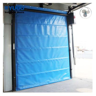 China Automatic Fast Freezer Industrial Room Cold Storage Roller Shutter Doors Fast Roll Up Door Price for sale