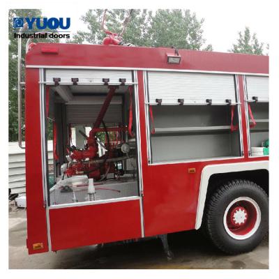 China Modern Aluminum Roller Shutter Door Vehicles Roll Up Door For Fire Truck Pickup Rolltop Shutter for sale