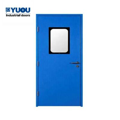 China Outdoor Pure Flat Automatic Sliding Door Clean Room Airtight Door For Hospital for sale