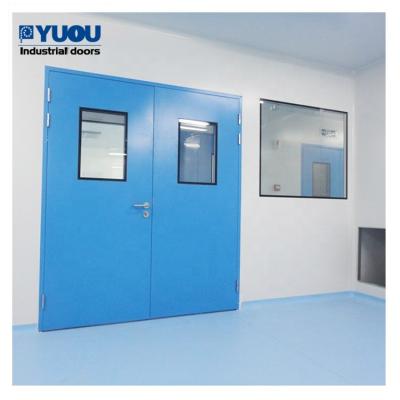 China Industrial Clean Room GMP Standard Powder Coated Clean Room Door With CE Certificate for sale