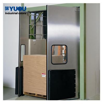 China Factory Sale Fireproof Modern Steel Door New Model Restaurant Traffic Commercial Doors for sale