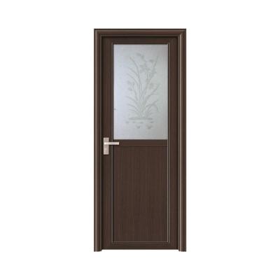 China 32x80 Modern Exterior Door With Cottage With Aluminum Sliding Modern Glass Screen Front Entrance for sale