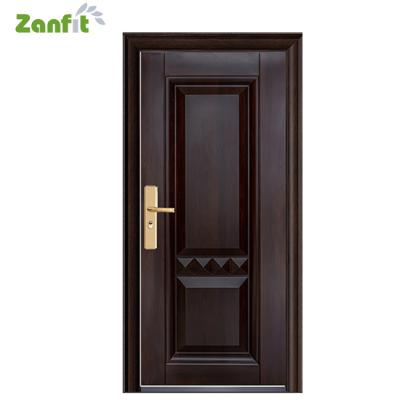 China Best Price Modern Interior Security Steel Door Hot Sale In Nigaeria Made From ZANFIT for sale