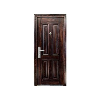 China Modern Italian Exterior Steel Security Plain Steel Security Doors for sale