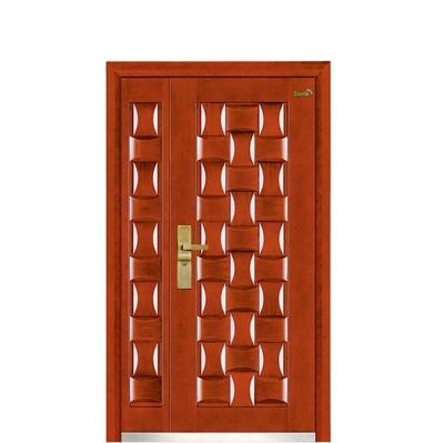 China Modern armored steel mother and son security doors for sale