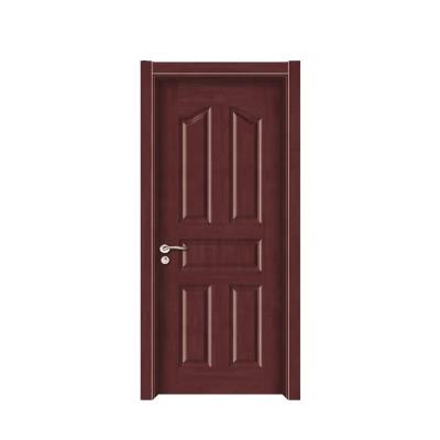 China Modern Interior PVC Swing Wooden Door for sale