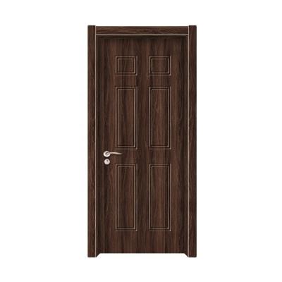 China Zanfit Modern Single Flush PVC Wooden Door for sale