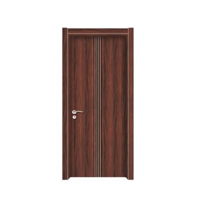 China Good Quality Modern PVC Wooden Door With Handle for sale