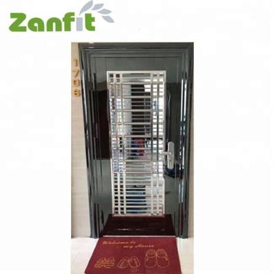 China Modern China Factory Entrance Security Stainless Steel Door for sale