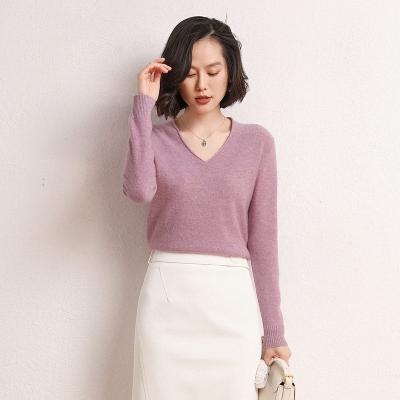 China Winter Autumn Casual Long Sleeve Cashmere Sweater Women's Anti Pilling FEDEX Clothing Computer ODM ODM for sale