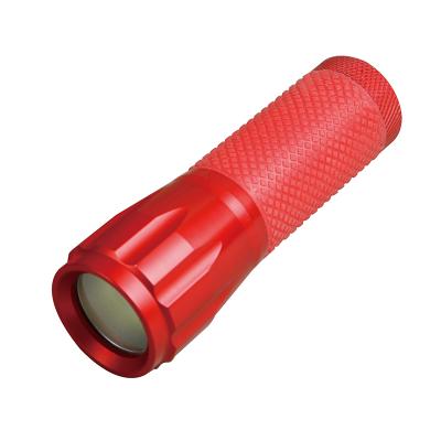 China Convenient Mini Kids Flashlight Small Torch Portable Powerful 9 Super Bright Led Rubber Grip Led Linternas for sale