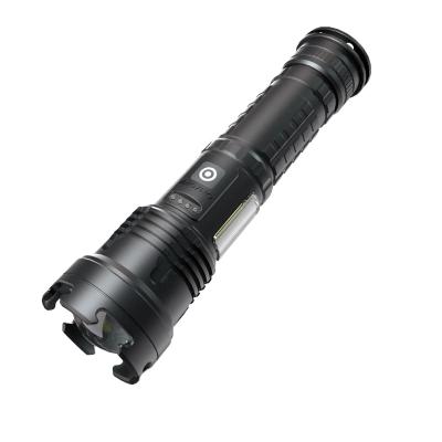 China LJZ Camping Rechargeable 1500LM High Lumens Torch Zoomable LED Aluminum Anti-fall and Shockproof Flashlight Super Bright Flashlight for sale