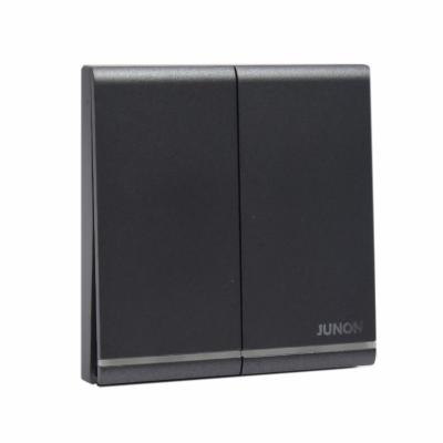 China Copper PC + Matte Black Amazing Color, Nice For Decoration 2 Strip 1 Way Switch for sale