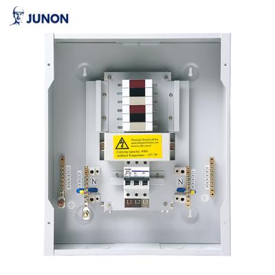 China Three Phase Steel JUNON Electrical Distribution Box V16 MCCB Distribution Panel MCCB BOX for sale