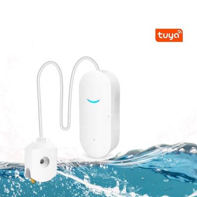 China APP Control Tuya Wifi Water Leakage Sensor Detector Home Security Water Leakage Alarm Detector Equipment for sale