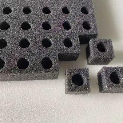 China With 1 Slot Board Black White Square Sponge Hydroponic Garden Seedling Vegetable Soilless Planting Germination Grow Mesh Cup Media Sponge for sale