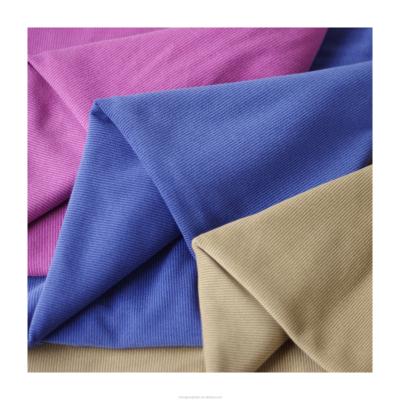 China Memory Chengbang Fabric Factory Rayon Yarn Dyed Double Side Brushed Heat Tech Underwear Jersey Fabric for sale