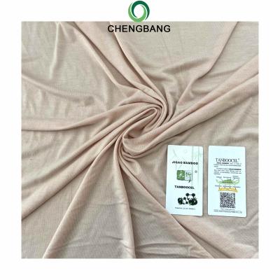 Chine Anti-bacteria 40s 100% bamboo fiber single jersey fabric 180gsm bamboo knit fabric for lougewear à vendre