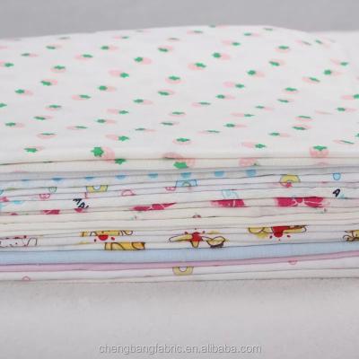 Cina Simple Digital Printing Plain 100 Cotton Modal Jersey Knitted Drape Drapery For Baby Things in vendita