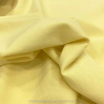 中国 Chengbang Fabric Factory 50S Anti-Static Cotton Fabric With Spandex Single Jersey Fabric For Clothing 販売のため