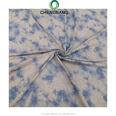 China Custome Anti-Static Tie Dyed Single Color 100% Cotton Fashion Tank Top Fabric For T-shirt Fabric for sale