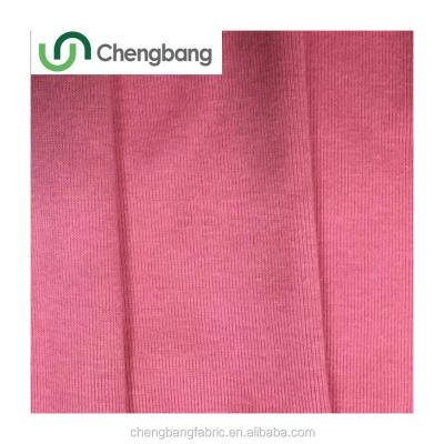 China 32s Anti-Static CVC 1*1 Rib Style Polyester Cotton Rib Knit Underwear Rib Fabrics for sale