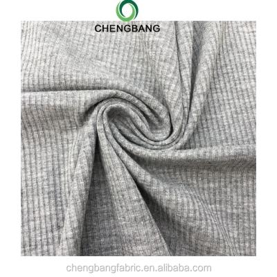 China Stretch Chengbang Fabric Factory 50s Yarn Count 3*3 Stretch Modal Rib Knit Fabric Underwear Silk Fabric for sale