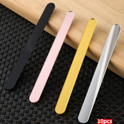 China 10pcs DIY Acrylic Ice Cream Stick Gold Mirror Candy Stick Wedding For Birthday Kids Gifts for sale