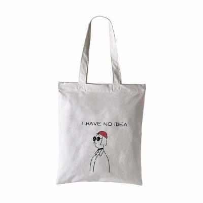 China Eco - Friendly Custom Design Shopping Bag Cheap Cotton Bags Natural Color Cotton Bag Tote for sale